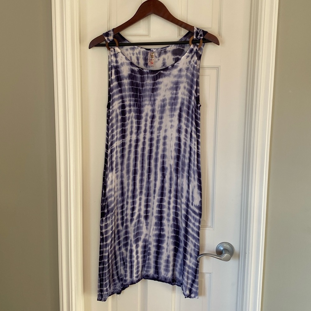 Tie Dye Beach Coverup with POCKETS!